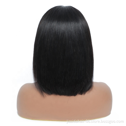13*4 short hd lace frontal Brazilian Cuticle Aligned Raw Virgin Human Hair Wigs Natural Color Remy Short Lace Front Wigs